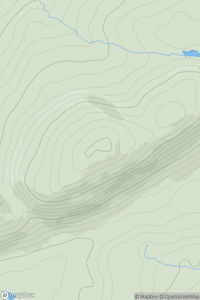 Thumbnail image for Black Hill [Central Scotland from Dumbarton to Montrose] [NO219319] showing contour plot for surrounding peak